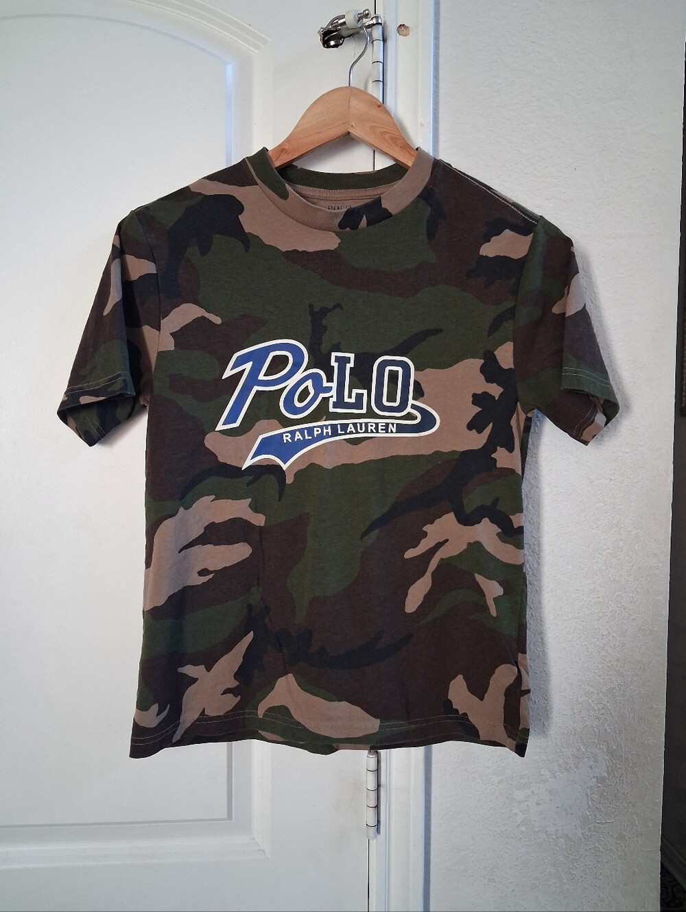 Boy's Polo RL Camo Shirt